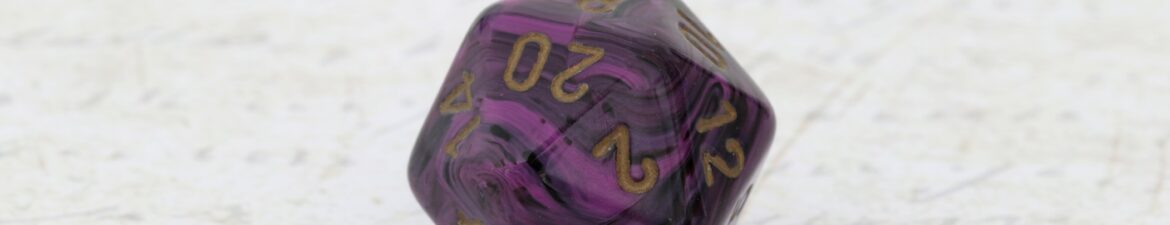 Chessex PoD Acrylic d20